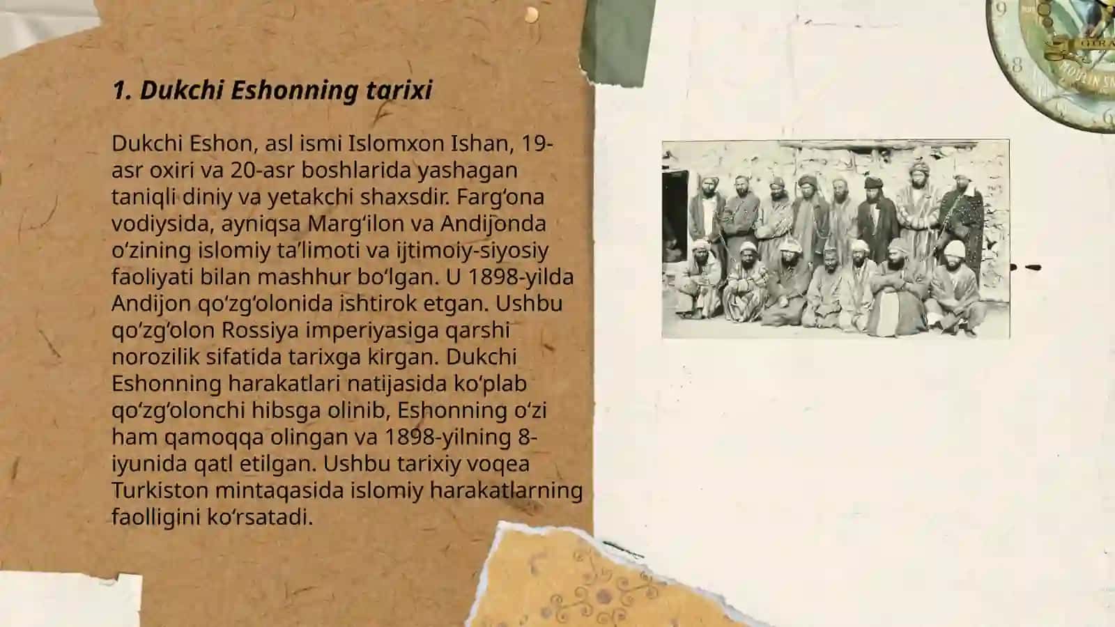 Dukchi Eshonning Tarixi 3