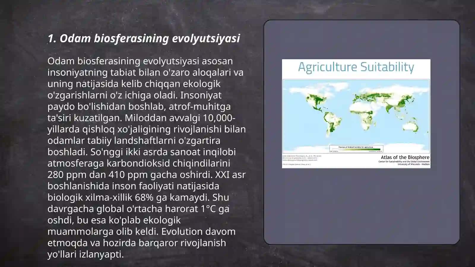 Odamlar biosferasi va odamlar ekologiyasi 3