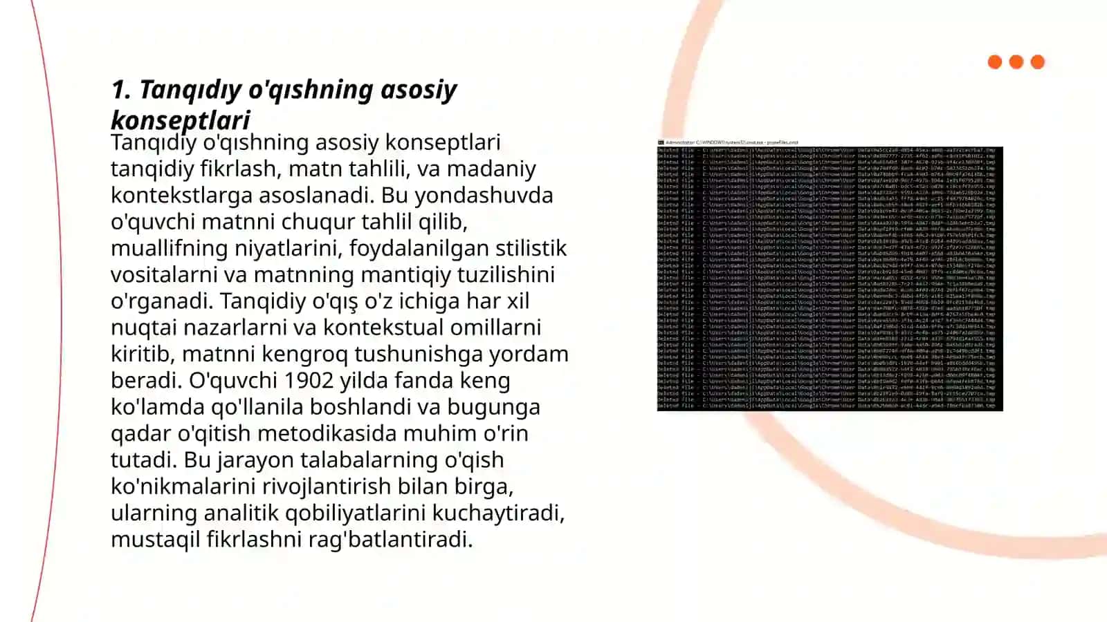 Tanqıdıy o'qısh va eslatmalar bılan ıshlash 3