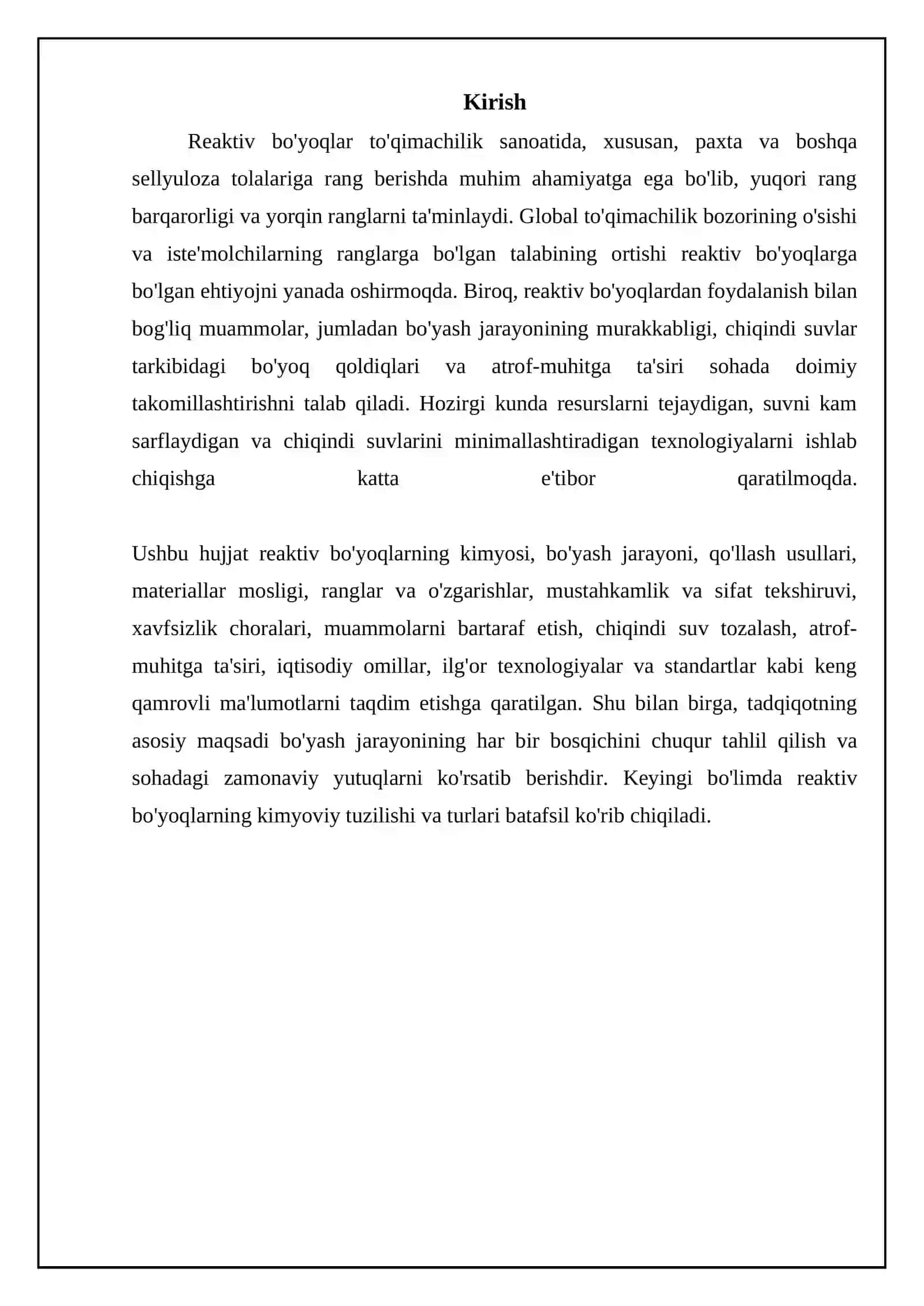 Aktiv boʻyovchi moddalar bilan boʻyash 3