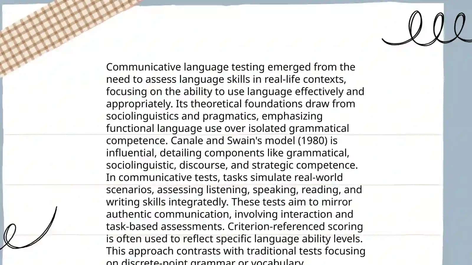 Communicative Language Testing 3