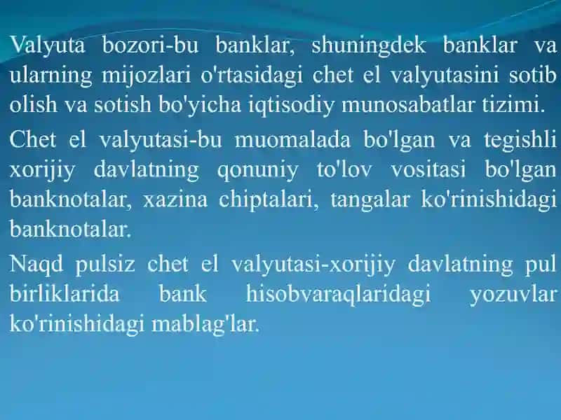 JAHON VALYUTA BOZORINING KANIKTURA MEXANIZMI VA UNGA TASIR ETUVCHI OMILLAR 3