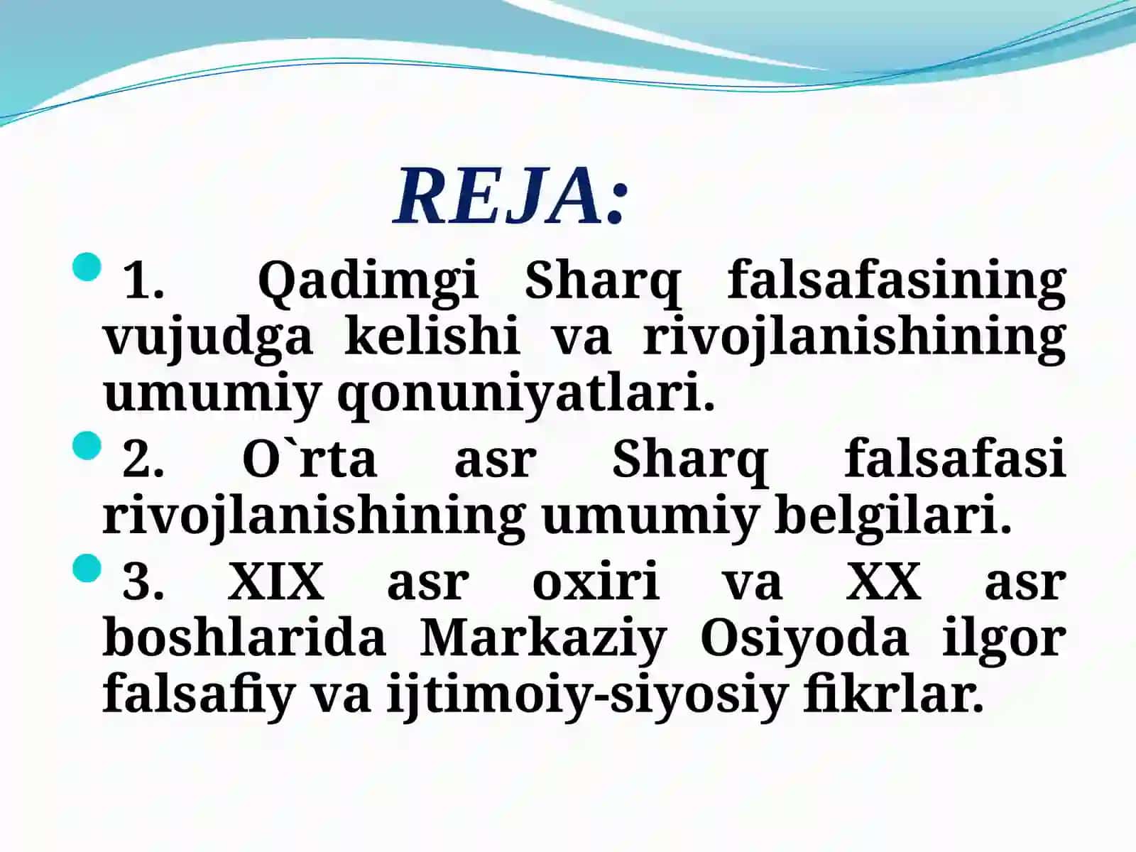 Falsafiy Tafaqqur Taraqqiyoti Bosqichlari 3