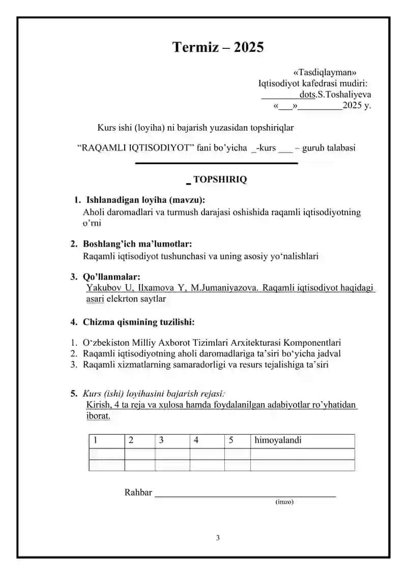 Aholi daromadlari va turmush darajasi oshishda raqamli iqtisodiyot o’rni 3