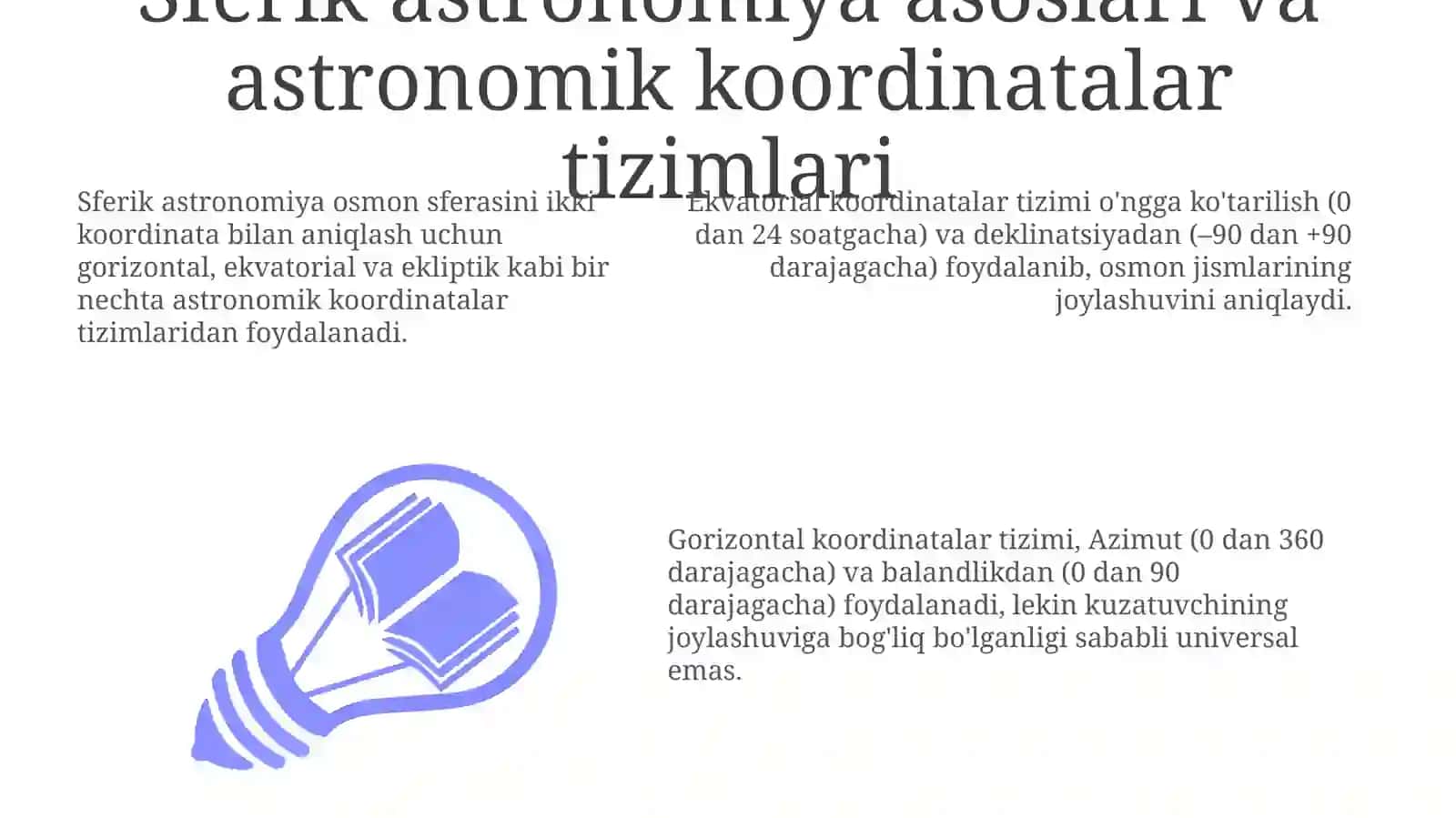 Sferik va amaliy astronomiyadan asboblar va modellar 3