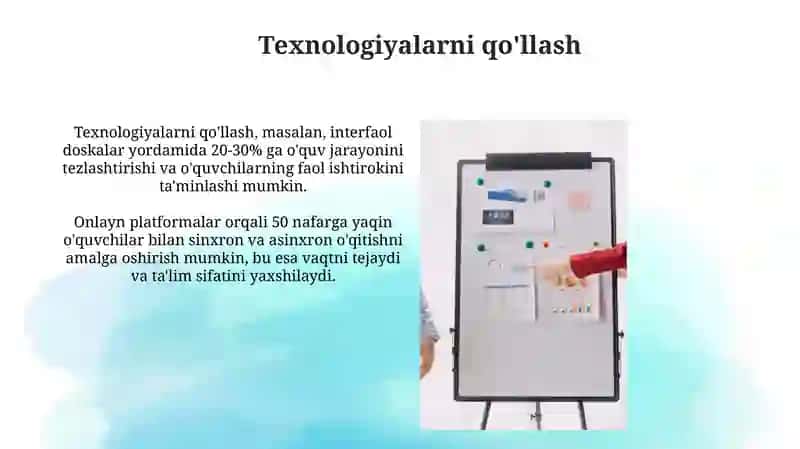 Darsning tarkibiy qisimlari va uni taqdim etish metodikasi 3