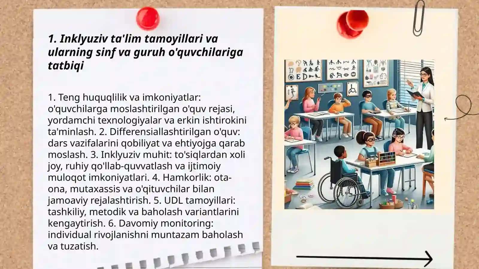 Sinf va guruh O'quvchilarida Inkkyuziv ta'lim konsepsiyasini rivojlantirish 3