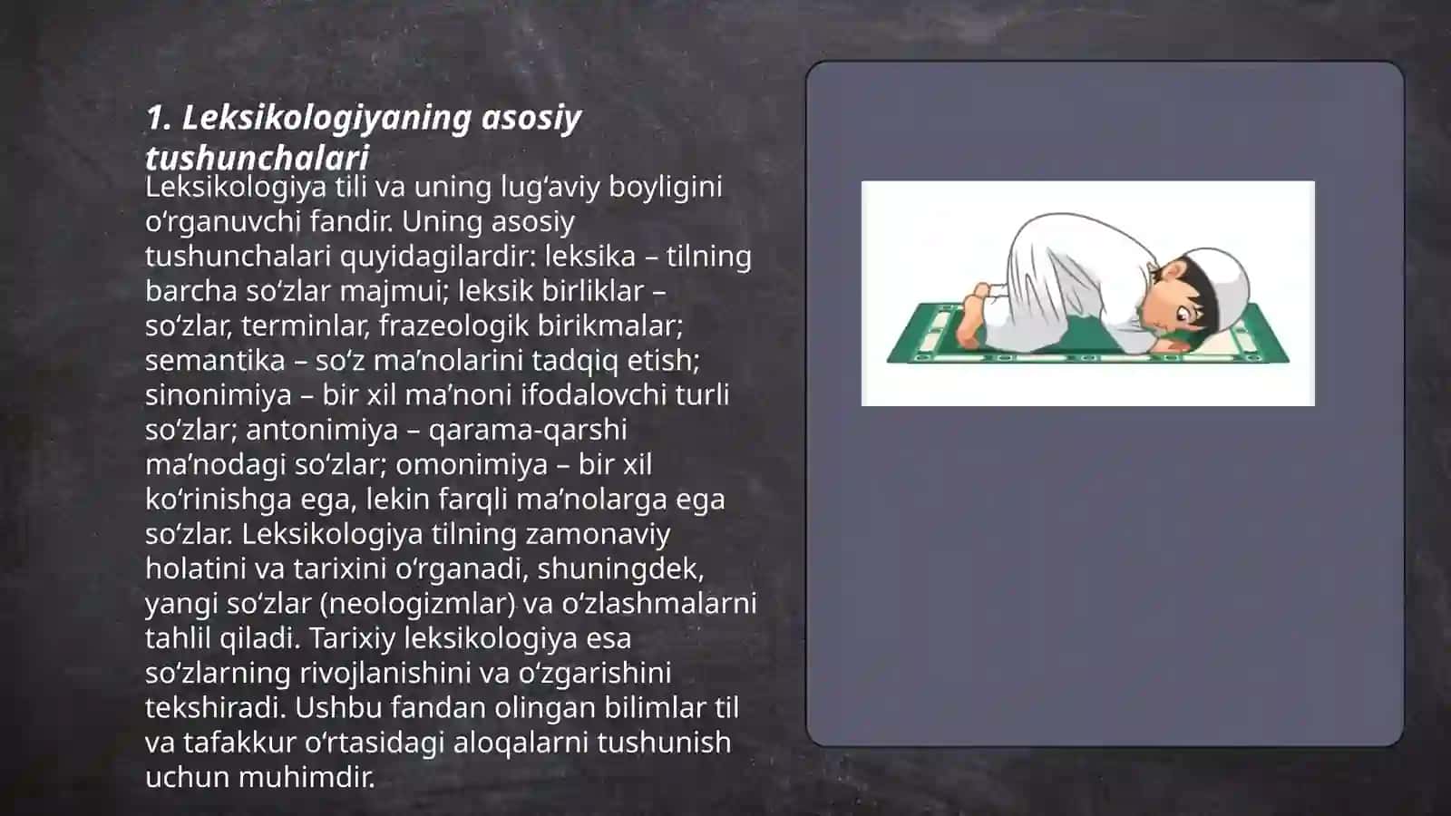 Leksikologiyaning oʻrganish obyekti predmeti va vazifalari 3