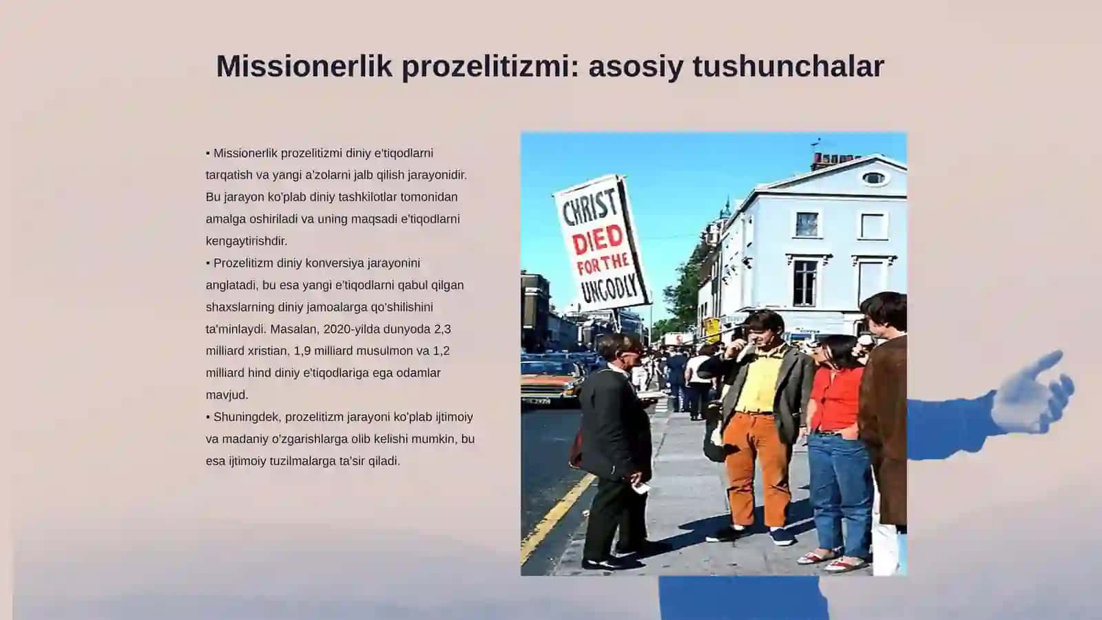 Missionerlik prozelitizm mohiyati xalqaro missionerlik tashkiloti 3