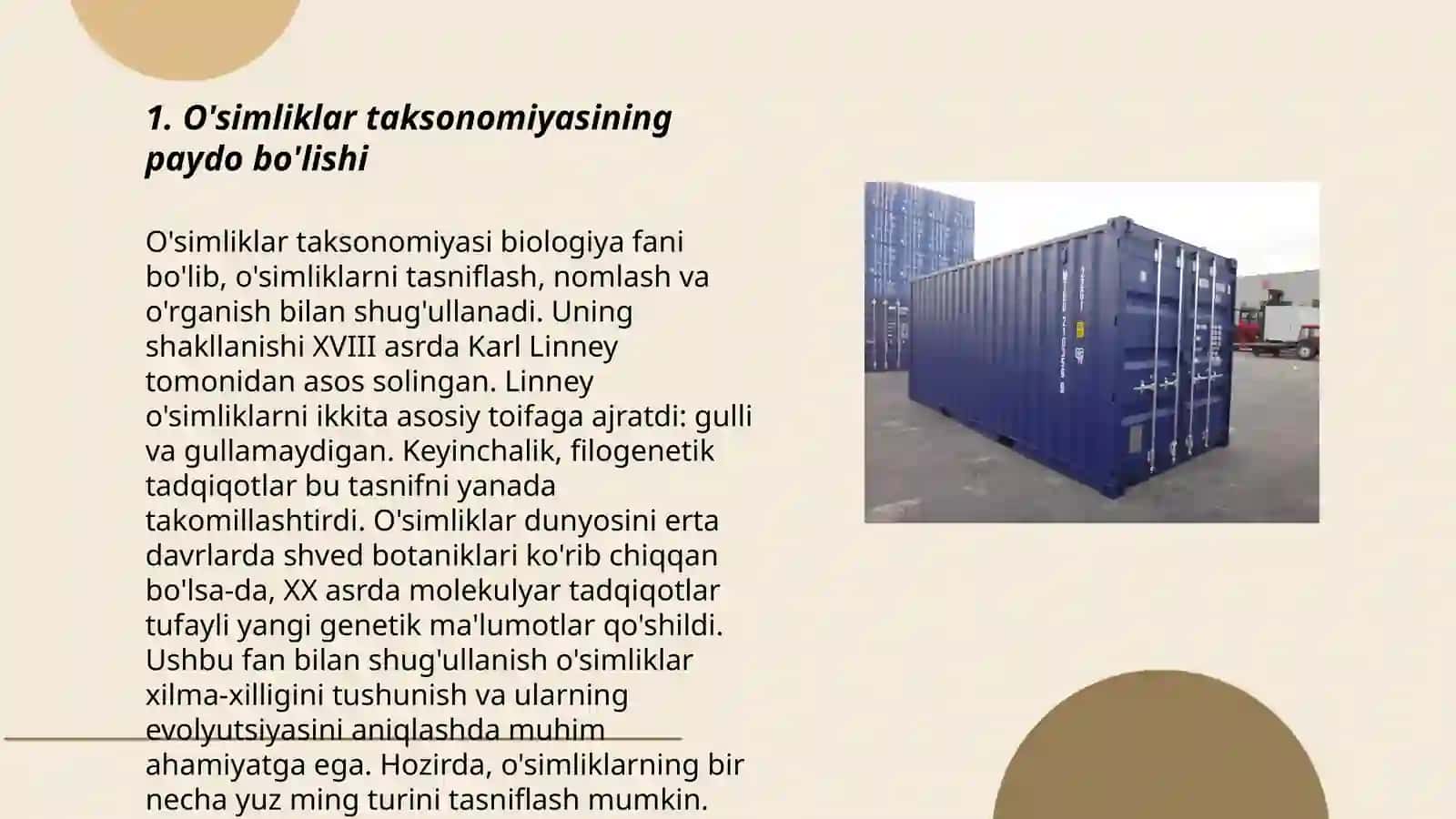 O'simliklar taksonomiyasi 3