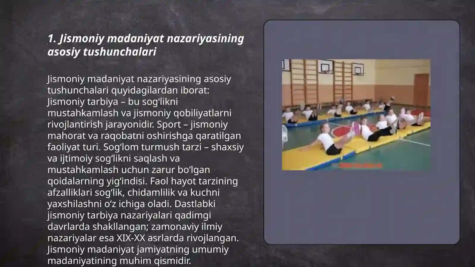 Jismoniy madaniyat nazariyasi va metodikasi fanining maqsadi hamda vazifalari 3