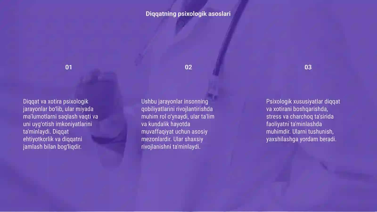 Diqqat va xotiraning psixologik xususiyatlari 3