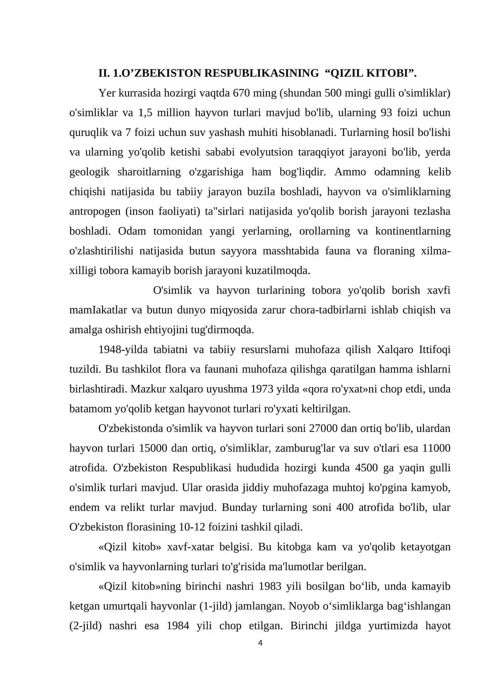 “QIZIL KITOB”GA KIRITILGAN O’SIMLIKLAR 3