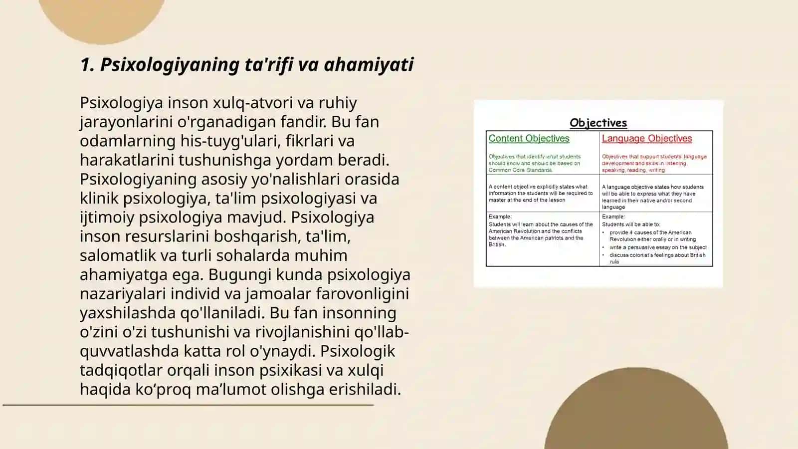 Psixologiya fanning maqsad va vazifalari 3