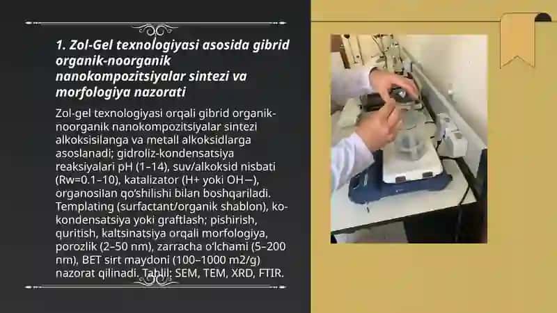Zol-Gel texnologiyasi 3