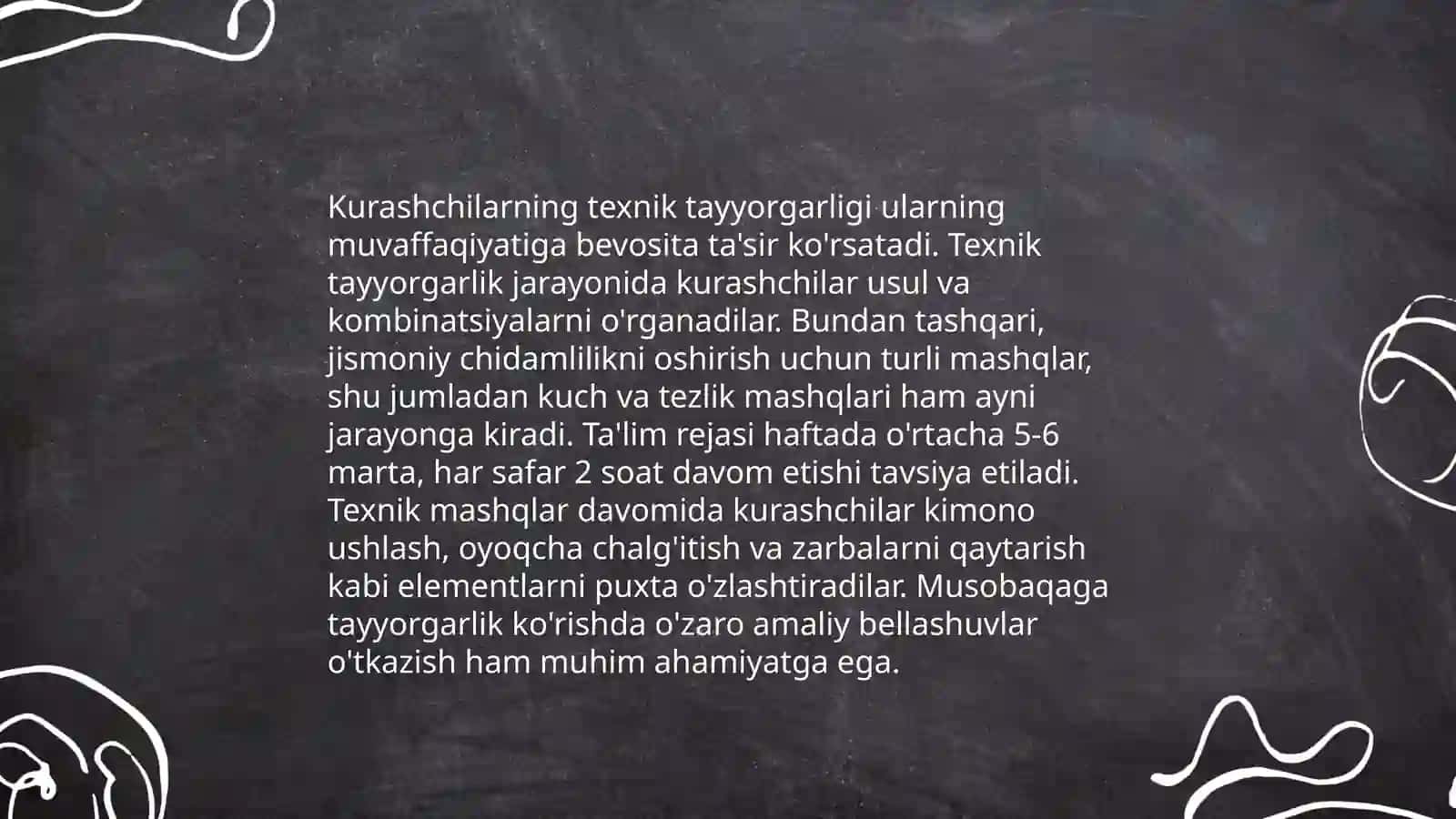 Kurashchilarning texnik taktik va jismoniy tayorgarligi 3