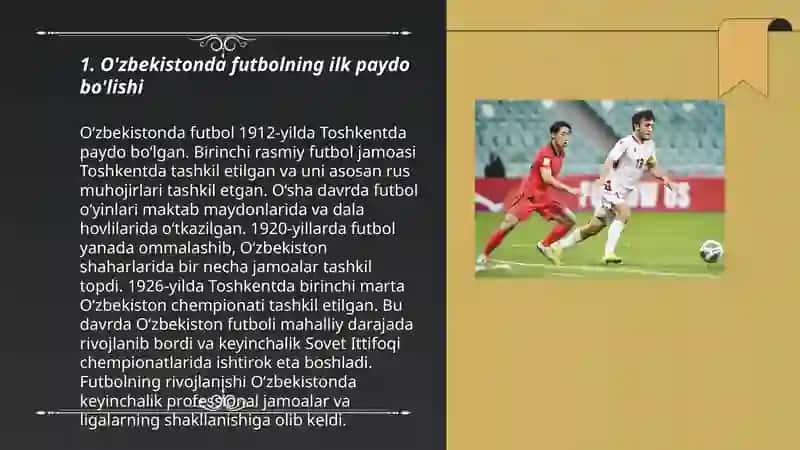O'zbekistonda futbolning rivojlanish tarixi 3