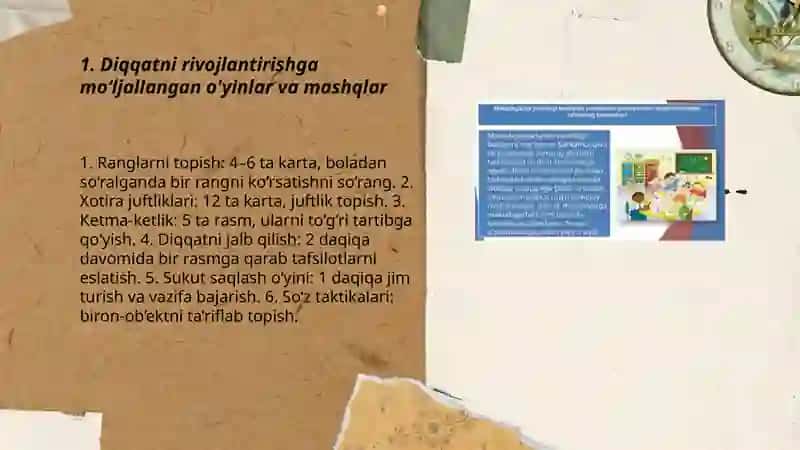 Diqqatni rivojlantirish toʻplami 3