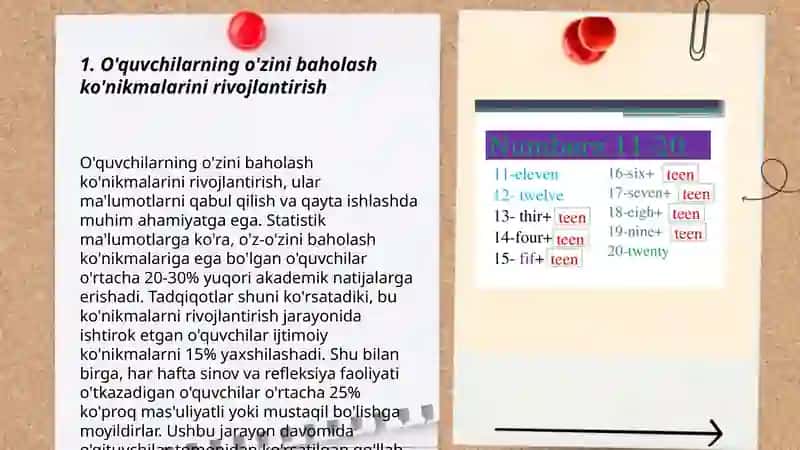 O'quvlarning shaxsiy kamchiliklarni bartaraf qilish yo'llar qanday 3