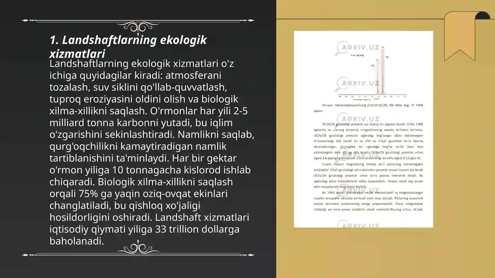 Landshaftlarning ekologik funksiyasi tahlil qilish 3