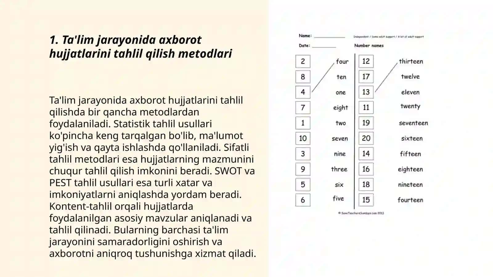 Pedagogik faoliyat bilan bogʻliq ma'lumot-axborot hujjatlari ustida ishlash 3