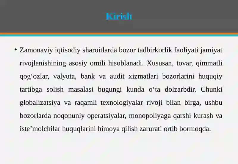 Bozor va tadbirkorlik faoliyati 3