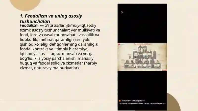 Feodal jamiyat va uning yemirilishi 3