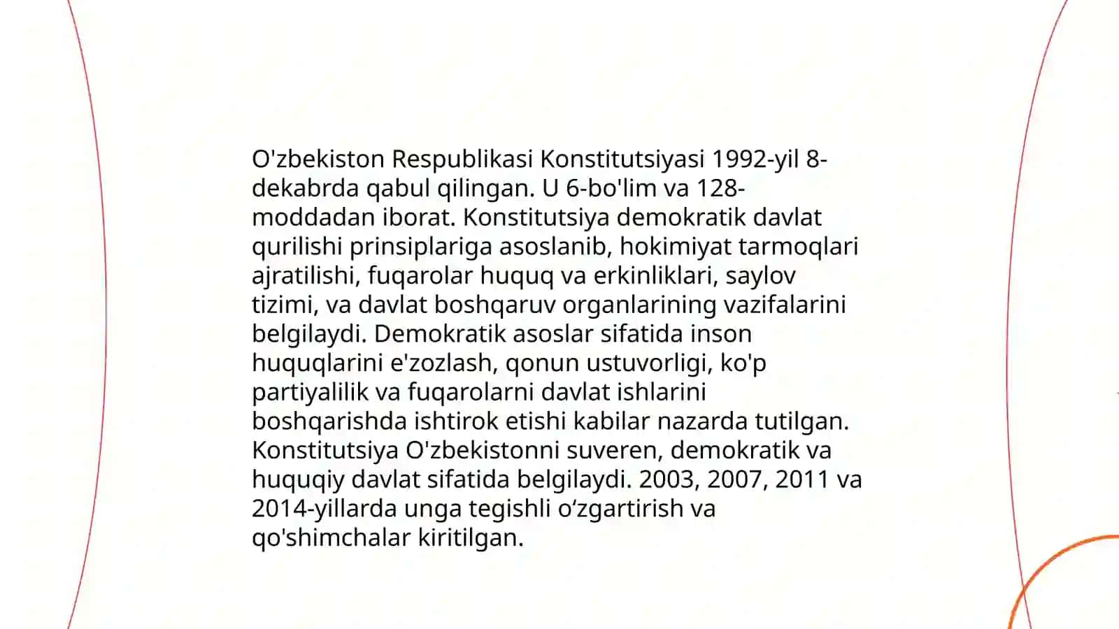 O'zbekistonda demokratik fuqorolik jamiyati, asoslarining shakillanishi amalga oshirilgan siyosiy islohatlar 3