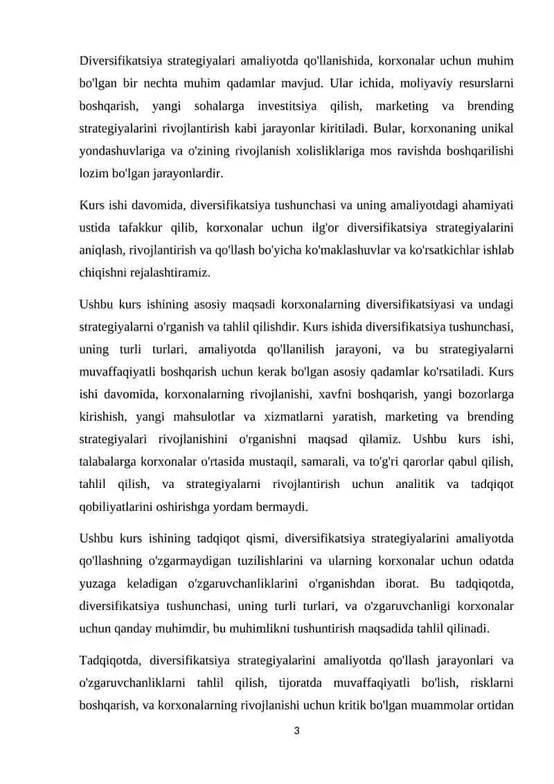 Diversifikatsiyalangan korxonaning korporativ strategiyalari 3