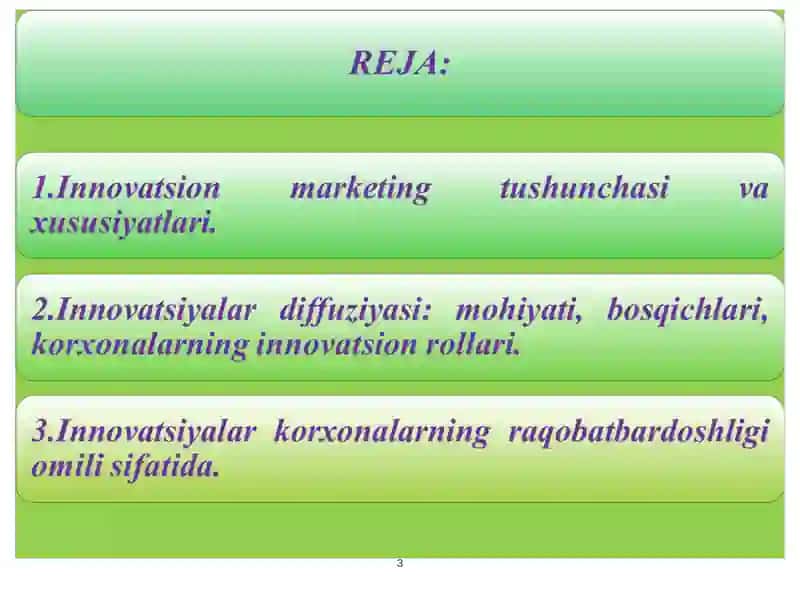 Innovatsion marketing va elektron tijorat 3