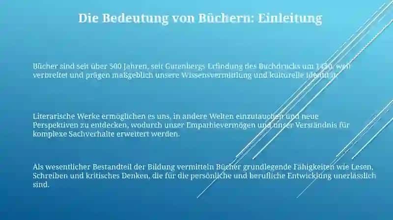 Die Bedeutung von Büchern: Ein Überblick 3