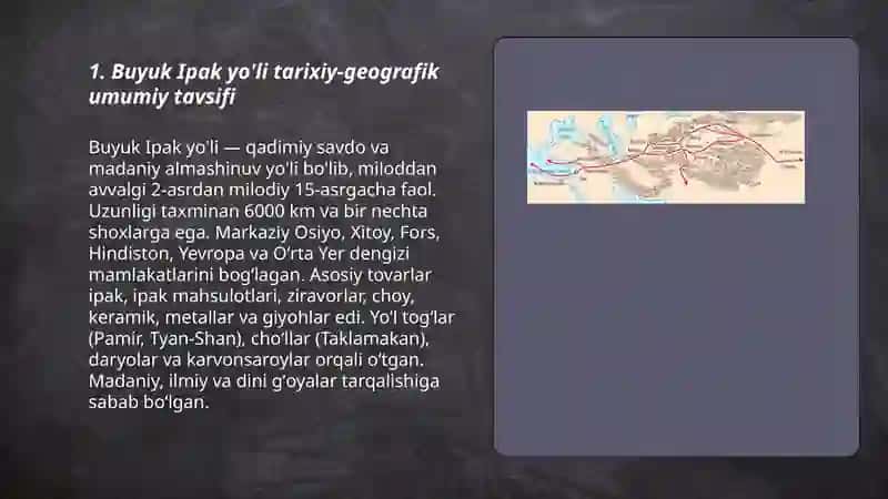 Buyuk Ipak yo'li tarixiy geografiyasi 3