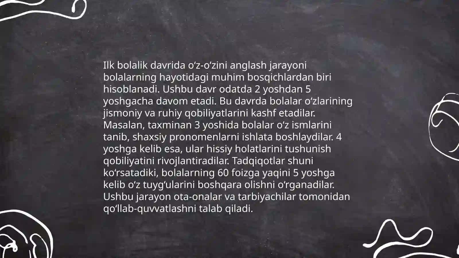 O‘z-O‘zini Anglash va 3 Yosh Inqirozi 3