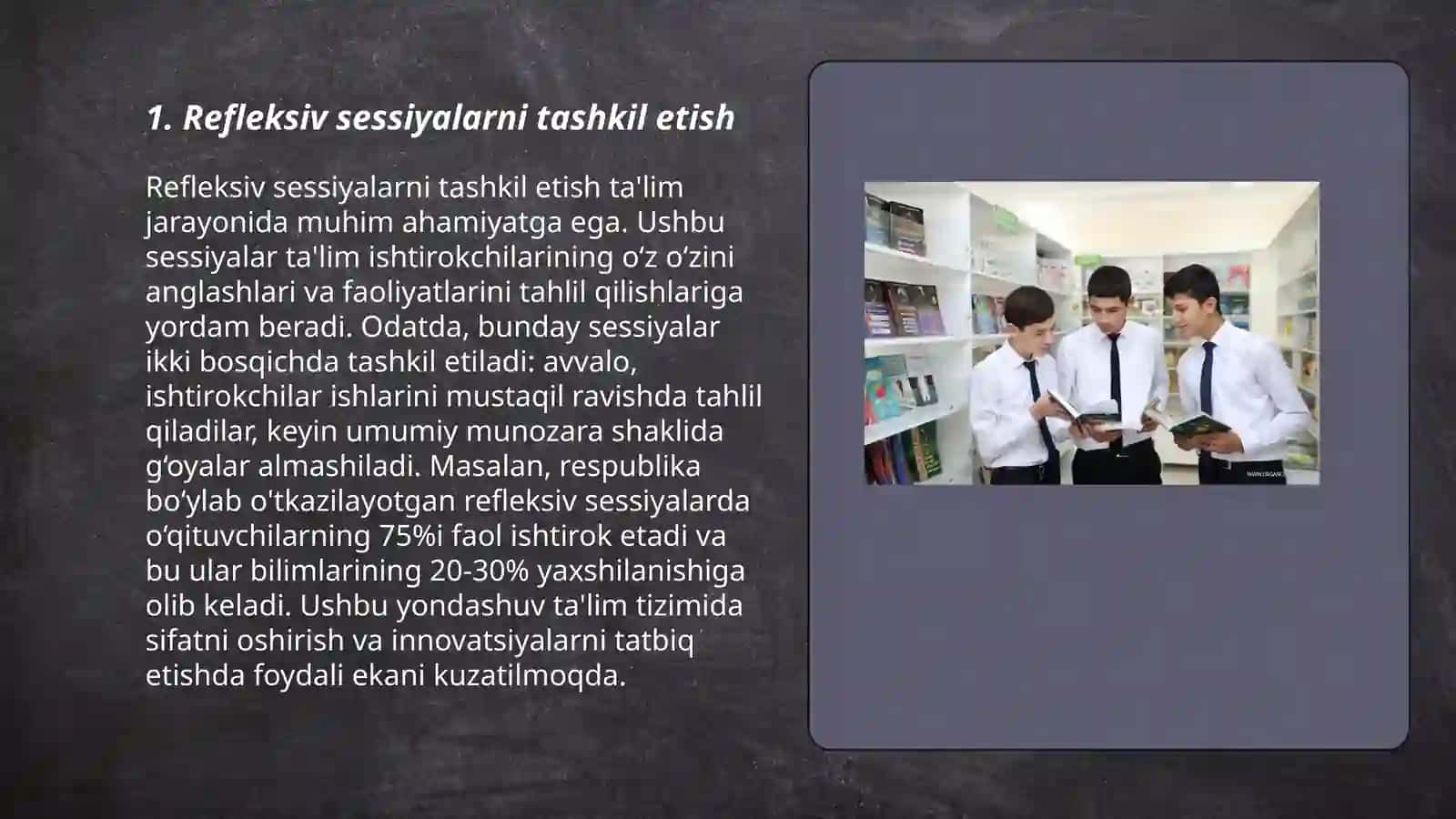 Tyutorlik faoliyatida refleksiv sessiyalar va faol tinglash texnologiyalari 3
