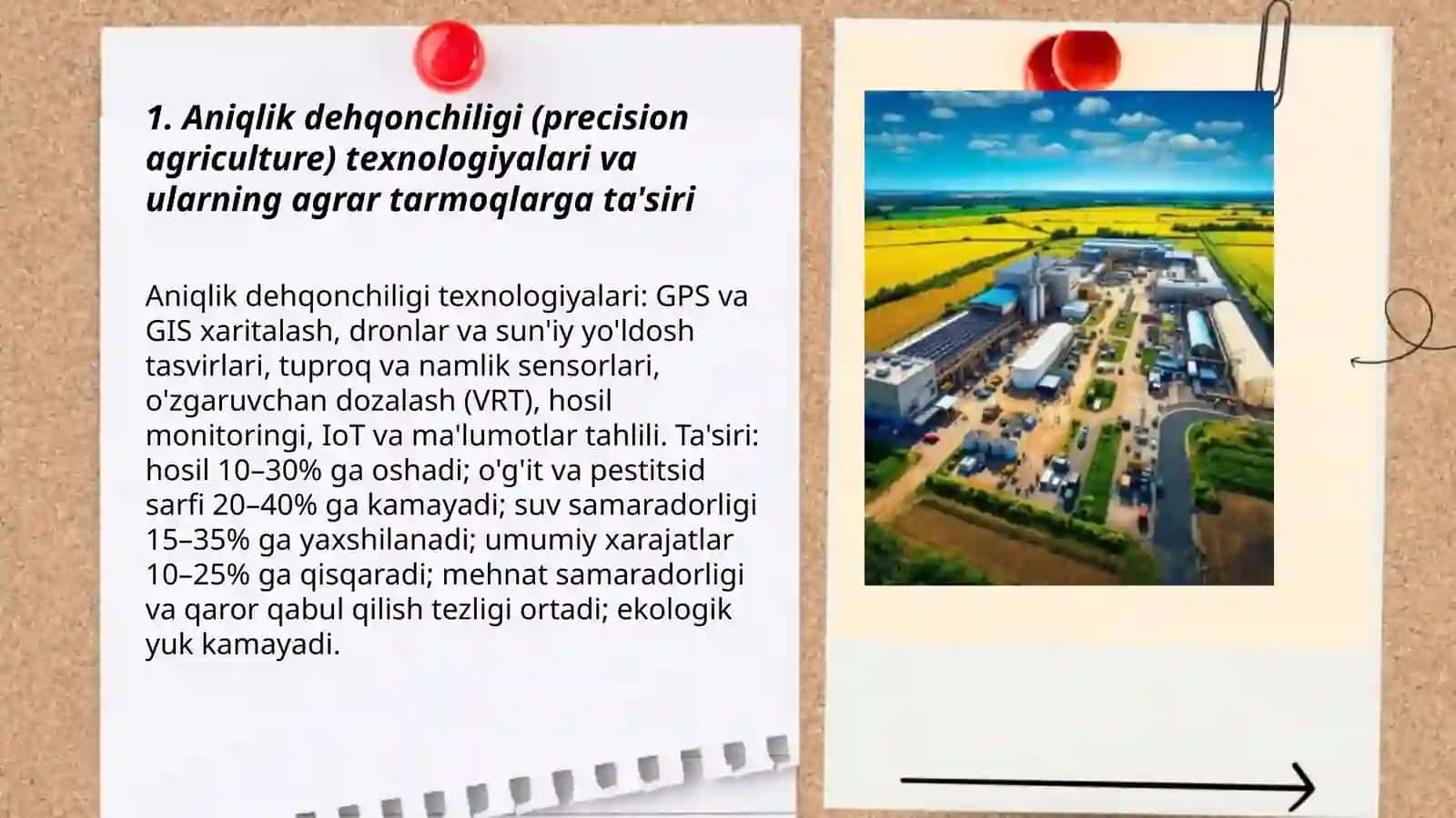 Agrar tarmoqlarda inovatsiyalar va texnologiyalarning ro'li 3