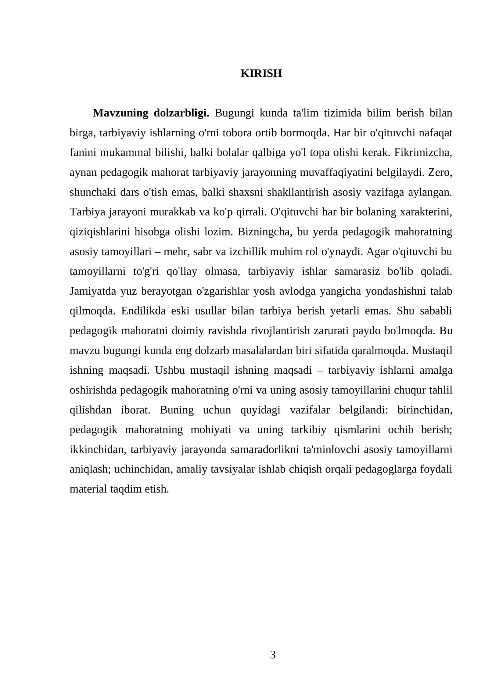 Tarbiyaviy ishlarni amalga oshirishda pedagogik mahorat va uning asosiy tamoyillari 3