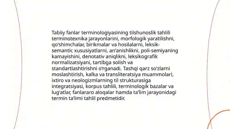 Tabiiy fanlar terminologiyasining tilshunoslik tahlili 3