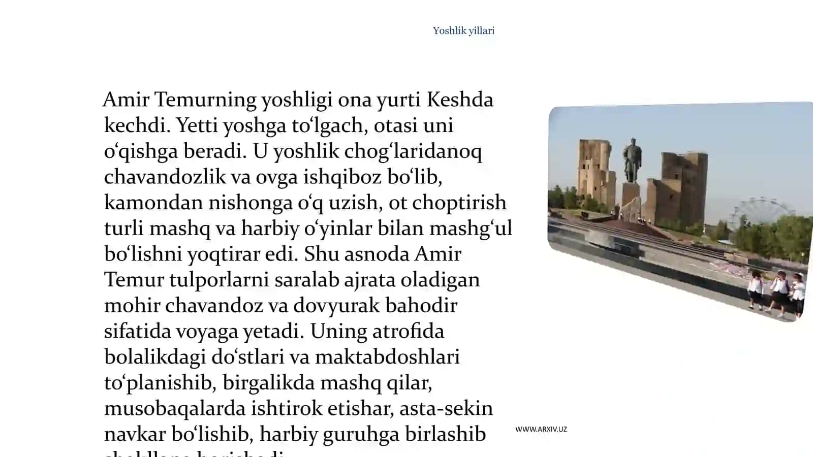 Amir Temur va Temuriylar davlati, temuriylar saltanatida davlat boshqaruvi tartiblari 3