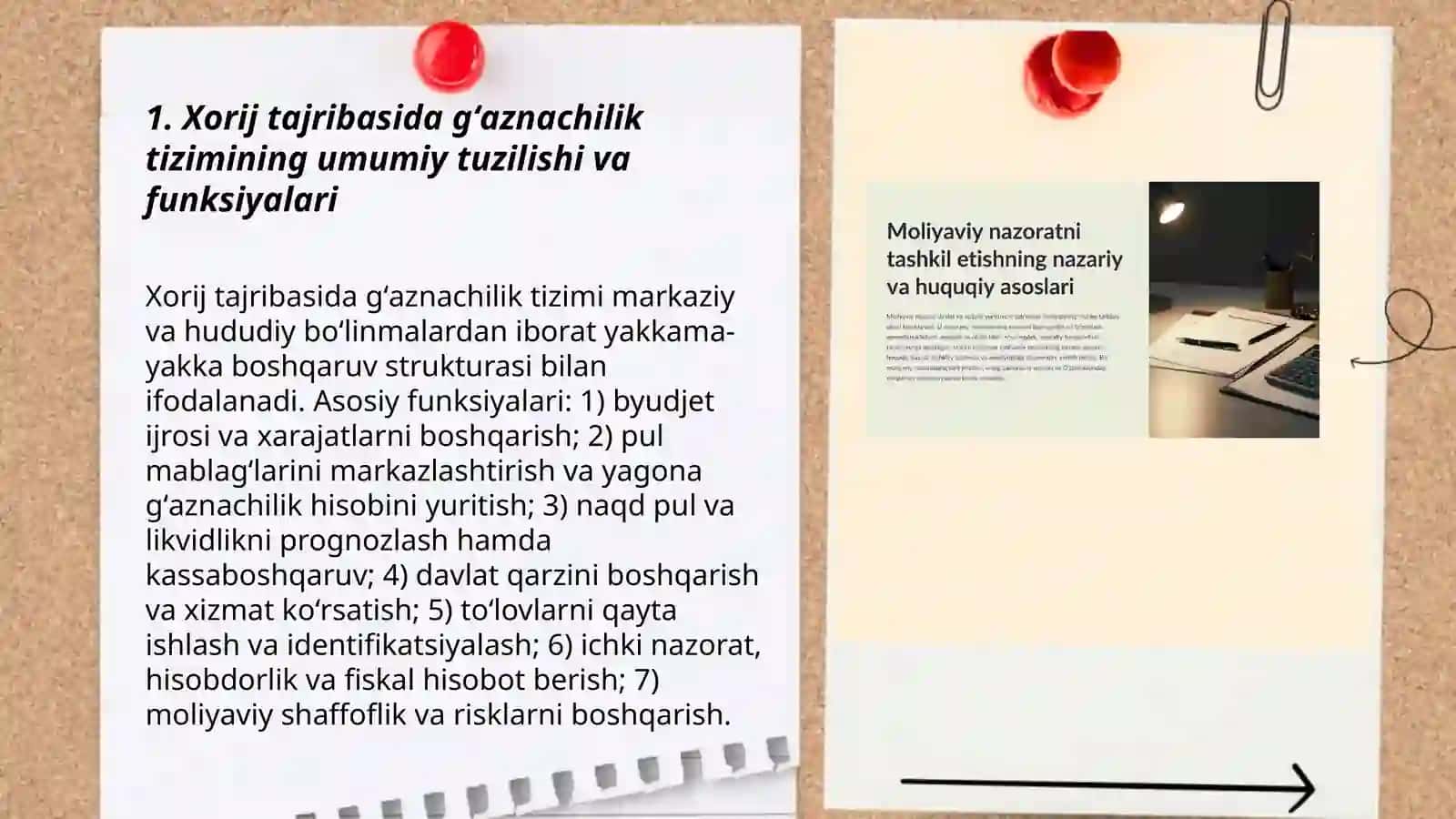 Gʻaznachilik faoliyatini tashkil etishning xorij tajribalari 3