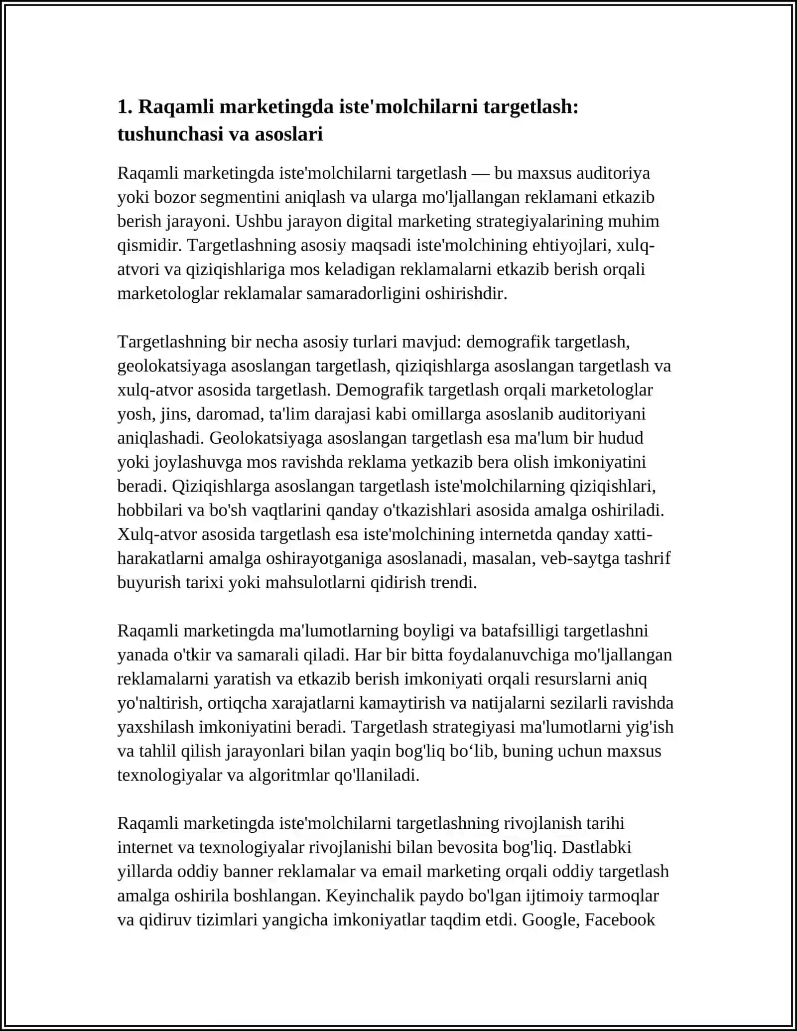 RAQAMLI MARKETINGDA ISTE'MOLCHILARNI TARGETLASH 3