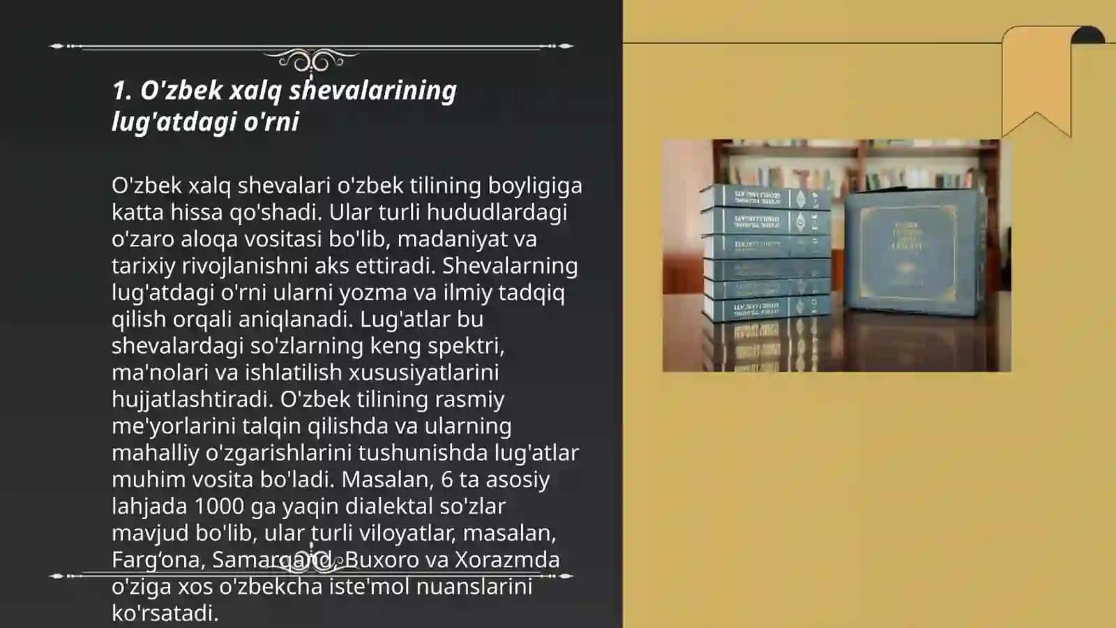 O'zbek xalq shevalari lug'ati ustida ishlash 3