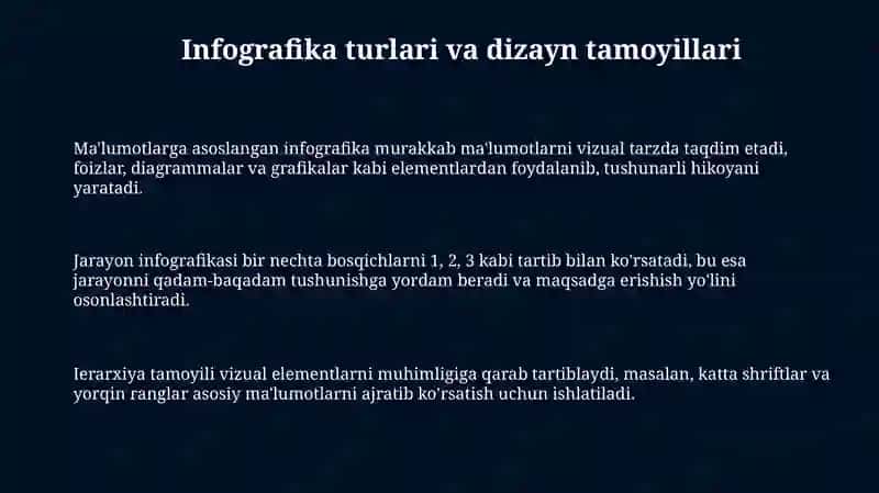 Infografikani yaratish texnalogiyalari 3
