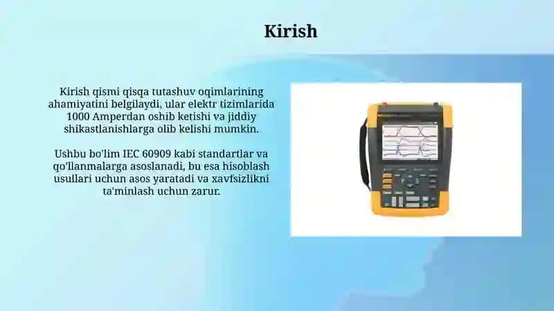 Stansiyalarda EHMda qisqa tutashuv toklarini aniqlash 3