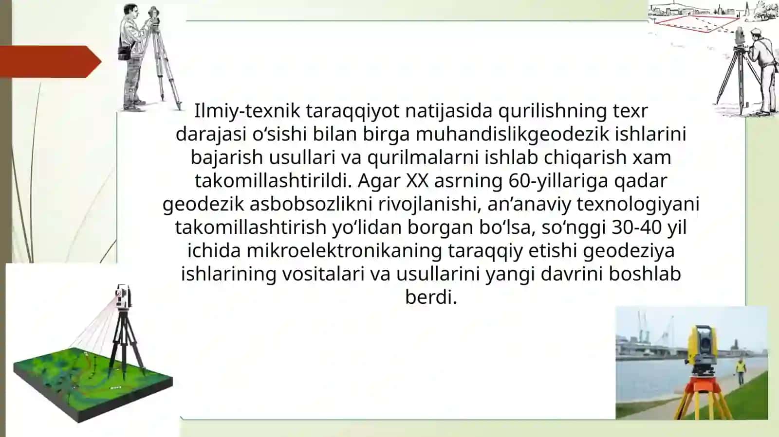 Zamonaviy geodezik asboblar va ularning dasturiy taʼminotlari 3