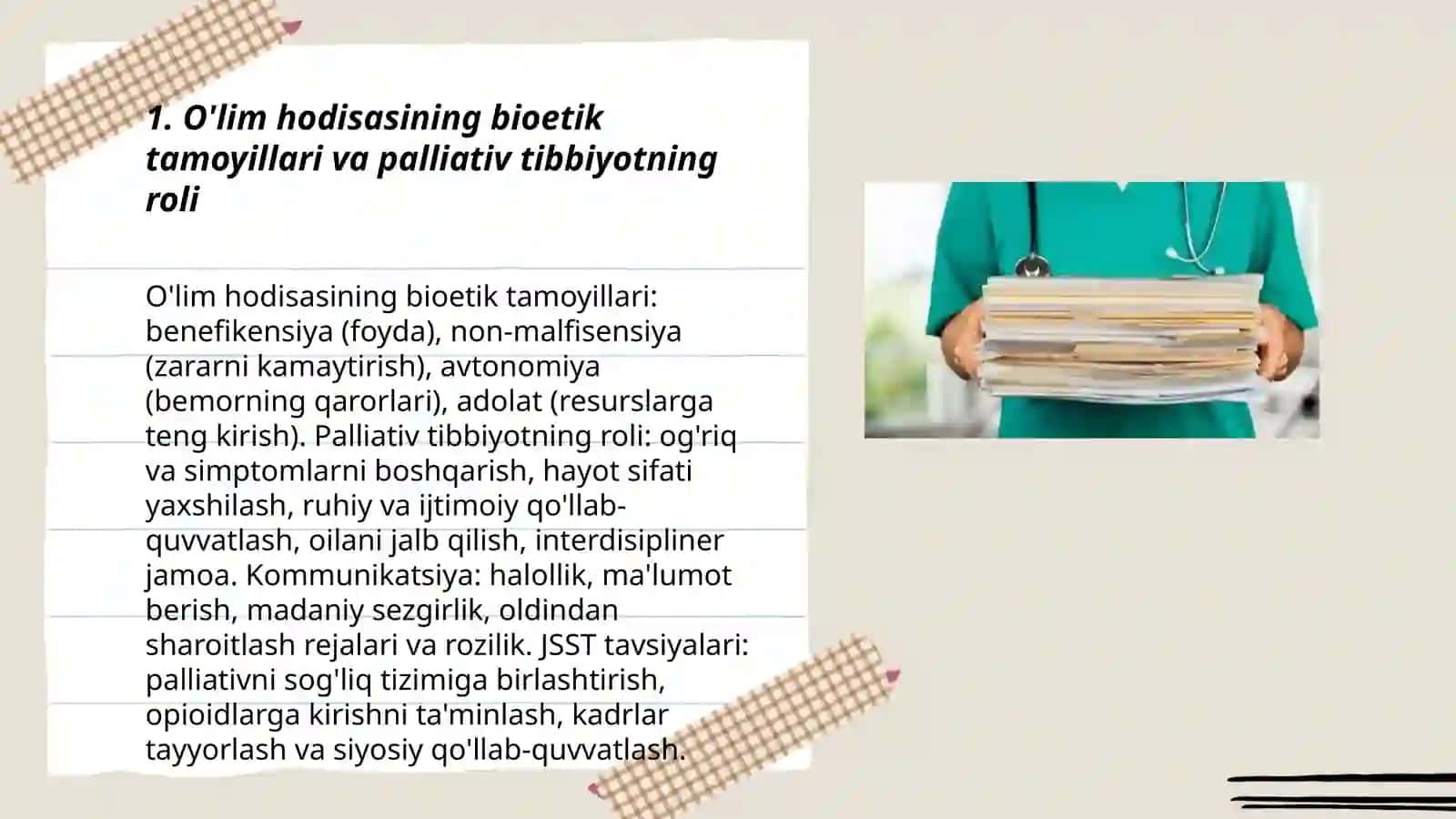 O'lim hodisasi va o'lish jarayonining bioetikaviy jihatlari 3