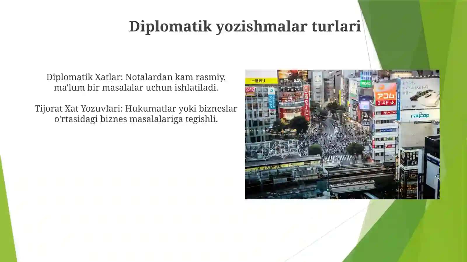 Diplomatik va tijorat yozishmalari 3
