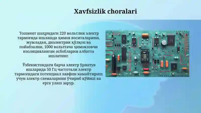 Elektr zanjirlarining oʻtkazish sohasi 3