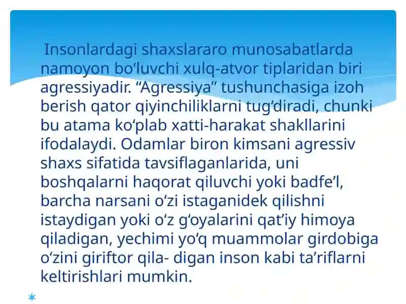 Agressiv xulq motivatsiyasi 3