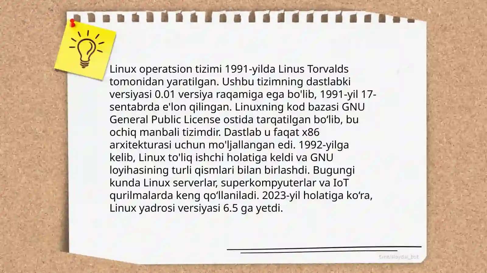 Linux operatsion tizimi bilan ishlash 3