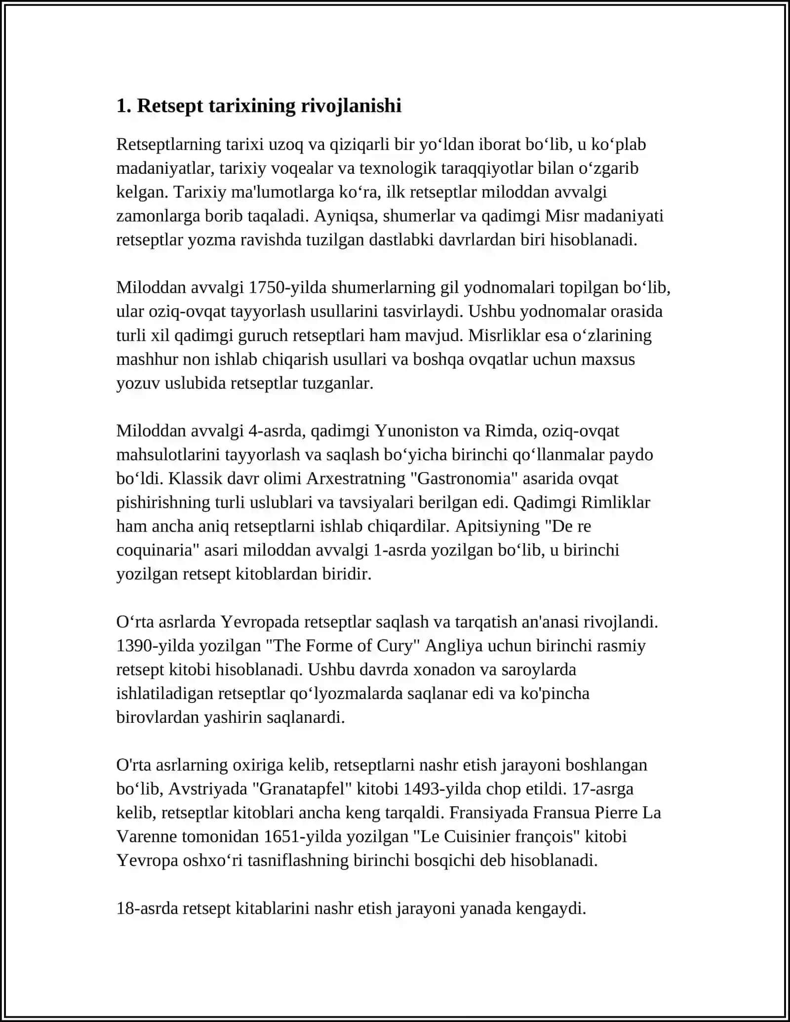 RETSEPT TARIXI VA DORIVOR OʻSIMLIKLAR 3